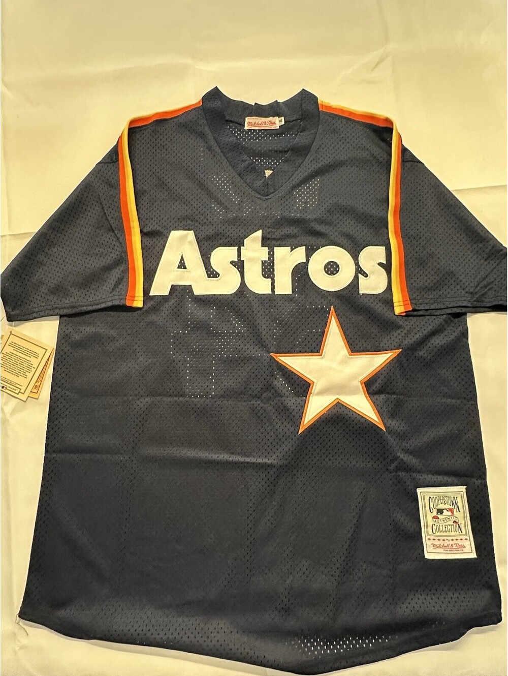 Nolan Ryan Houston Astros Mitchell & Ness Cooperstown Jersey